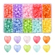 600 Uds. Cuentas acrílicas de gelatina de imitación de 10 colores MACR-YW0001-82-1