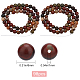 Beebeecraft 136Pcs 6mm Natural Stone Beads Picasso Jasper Round Loose Gemstone Beads Energy Stone for Bracelet Necklace Jewelry Making G-BBC0001-03A-2
