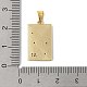 Латунные микро проложить кубического циркония подвески STAS-V013-06G-3