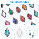 PandaHall 32Pcs Glass Crystal Pendants FIND-PH0005-65-5