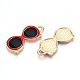 Pendentifs d'émail en alliage&nbsp;ENAM-T022-19D-2