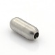 304 Magnetverschluss aus Edelstahl mit mattierter Oberfläche und Klebeenden STAS-O042-A-24-3