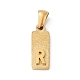 Pendentifs en acier inoxydable 304&nbsp;STAS-Z120-03R-G-1