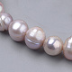 Pulseras del estiramiento de la perla PEAR-S012-58C-2
