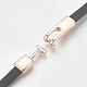 Imitated Leather Cord Bracelets BJEW-T005-01B-3