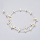 Chapelets de perles en corail synthétique CORA-D032-03A-07-2