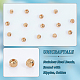 Unicraftale 304 perles en acier inoxydable STAS-UN0047-38-5