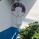 Стеклянный кулон-капля DJEW-PW0019-05K-1