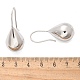 Серьги-подвески из латуни в форме слезы EJEW-B132-06P-5