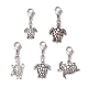5 pendentif tortue en alliage&nbsp;HJEW-JM02704-2