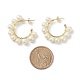 Boucles d'oreilles en perles naturelles EJEW-JE05113-4