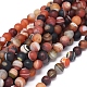 Natural Banded Agate/Striped Agate Beads Strands G-D0005-30-8mm-1