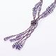 Glass Beaded Lariat Necklaces NJEW-A125-A002-2