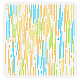 ペット中空アウト図面絵画ステンシル  DIYスクラップブック用  フォトアルバム  虹の模様  30x30cm DIY-WH0383-0019-1