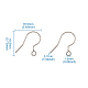 Stainless Steel Earring Hooks STAS-TAC0002-01P-8