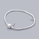 Silver Color Plated European Style European Style Bracelet Making X-PPJ024-S-1