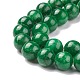 Natural Mashan Jade Round Beads Strands G-D263-10mm-XS13-3