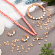 PandaHall Elite 10 Strands Flat Round Eco-Friendly Handmade Polymer Clay Beads CLAY-PH0001-44R-5