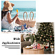 Kissitty 50Pcs 10 Styles Cotton & Linen Christmas Gift Bags ABAG-KS0001-05-9