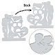 Plantillas de troqueles de corte de acero al carbono con tema de boda craspire DIY-CP0001-42-4