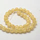 Perles rondes en verre craquelé brins X-CCG-E001-4mm-05-2