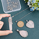 SUNNYCLUE 1 Box 3 Style DIY Natural Rose Quartz Necklace Gemstone Necklace Making Kit Healing Stone Bullet Heart Pendants with Stainless Steel Chain for Jewellery Making Charms DIY Craft Chakra Decor DIY-SC0019-16-3