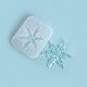 Stampi in silicone con ciondolo fiocco di neve fai da te a tema natalizio DIY-F114-29-6