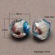 Perles vernissées manuelles X-LAMP-R097-M-2