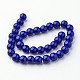 Opaque Solid Color Glass Beads Strands GLAA-D080-8mm-04-2