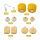 Kit de fabricación de aretes colgantes diy con tema de comida de simulación DIY-YW0004-61-2
