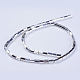 Electroplate Non-magnetic Synthetic Hematite Beads Strands G-K250-06P-2