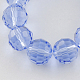 Chapelets de perles en verre transparent GLAA-R095-6mm-05-1