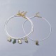 (vente d'usine de fêtes de bijoux) colliers pendentif en tourmaline naturelle NJEW-P245-B-G-2