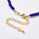 Glass Beads Pendants Necklaces NJEW-JN02562-01-4