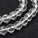 Synthetic Quartz Crystal Beads Strands G-P335-13-6mm-3
