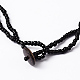 Drop Shell Pendant Necklaces NJEW-K021-03-3