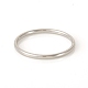 201 anelli a fascia in acciaio inossidabile RJEW-G107-1.5mm-8-P-2