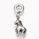 304 Stainless Steel European Dangle Charms OPDL-K002-AS-02-1