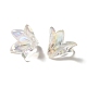 Transparentes bouchons acrylique de perles X-OACR-H016-05-4