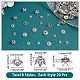 Arricraft 160 pcs bouchons de perles de fleurs FIND-AR0002-99-2