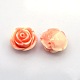 Rose Flower Resin Beads RESI-E005-02-13mm-2
