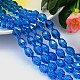 Faceted Oval Imitation Austrian Crystal Bead Strands G-M192-9x6mm-13A-1