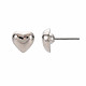 Серьги-гвоздики в форме сердца для женщин EJEW-S213-02B-01S-RS-3