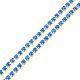 Brass Rhinestone Strass Chains CHC-N017-003A-B08-2