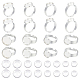 Unicraftale diy kit de fabricación de anillos de cúpula en blanco DIY-UN0004-76-1