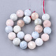 Chapelets de perles en morganite naturelle G-S345-10mm-012-2