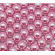 Hebras de cuentas redondas de perlas de vidrio teñidas ecológicas X-HY-A002-10mm-RB109-2