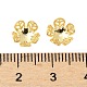 Шапочки и конусы для бусин KK-V015-35G-01-2