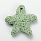 Synthetic Lava Rock Big Starfish/Sea Stars Pendants G-O025-05F-1