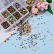 160G 8 Style Glass Seed Beads SEED-SZ0001-009-4